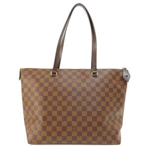 Louis Vuitton Ebene Canvas Damier Tote Iena Bag Brown